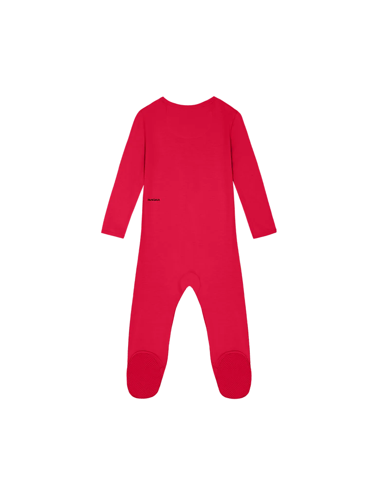 Baby 365 Lightweight Babygrow - Goji Red