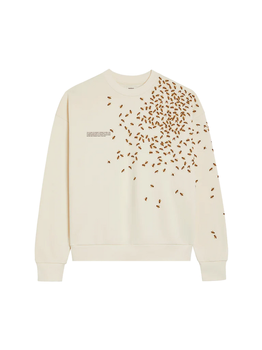Mens Bee:Wild Sweatshirt - Undyed
