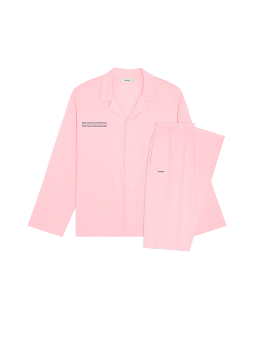 Mens 365 Lightweight Long Pyjama Set - Magnolia Pink