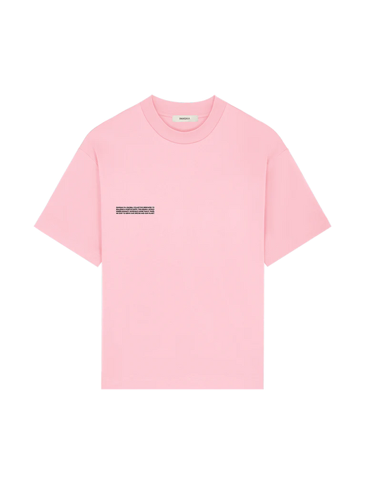 Mens Interlock Oversized T-Shirt - Sakura Pink