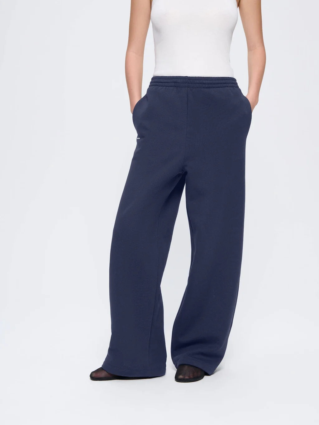 Womens 365 Heavyweight Straight Leg Track Pants - Navy