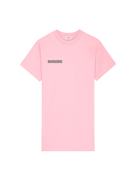 Womens Interlock T-Shirt Dress - Sakura Pink