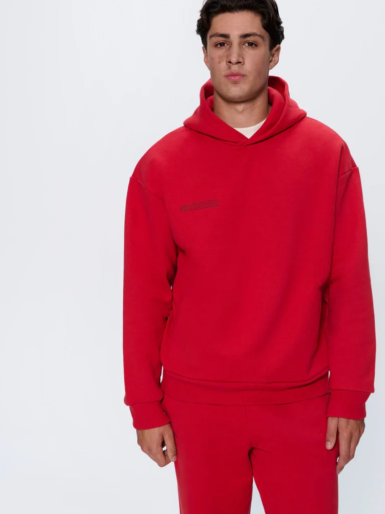 Mens 365 Heavyweight Hoodie - Goji Red