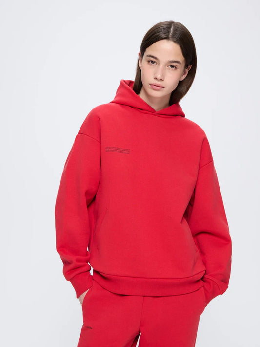 Womens 365 Heavyweight Hoodie - Goji Red