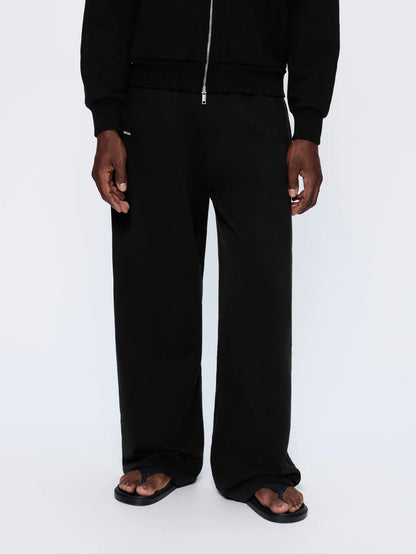 Mens 365 Heavyweight Straight Leg Track Pants - Black