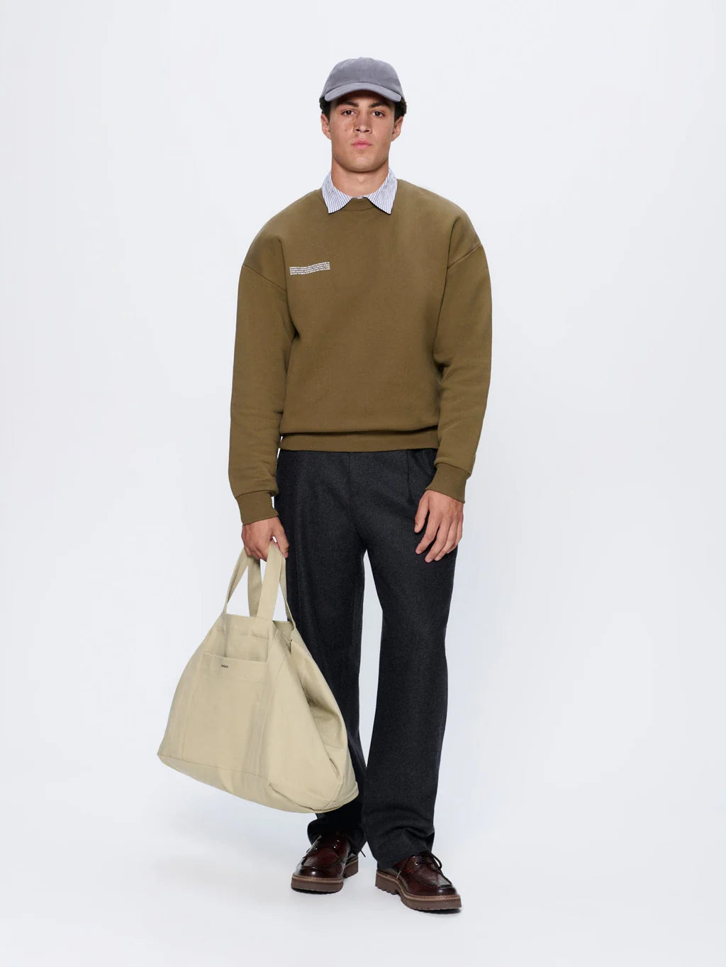 Mens 365 Heavyweight Sweatshirt - Soil Brown