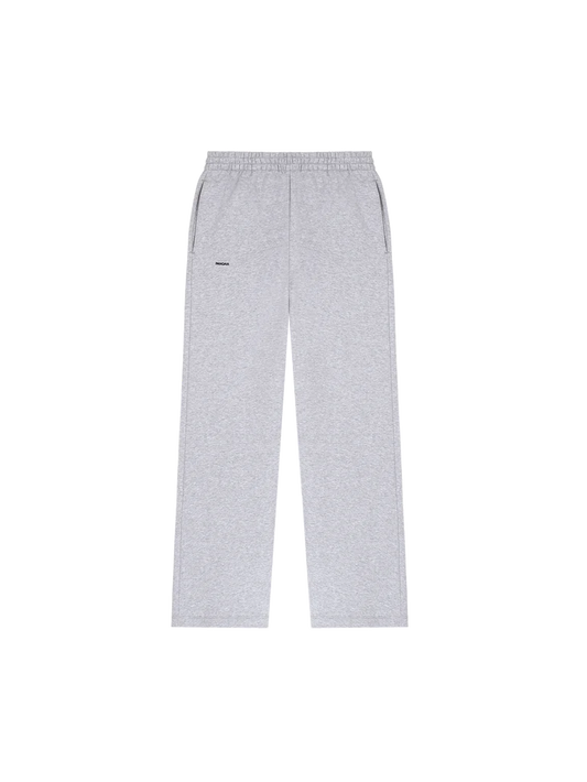 Mens 365 Heavyweight Straight Leg Track Pants - Grey Marl