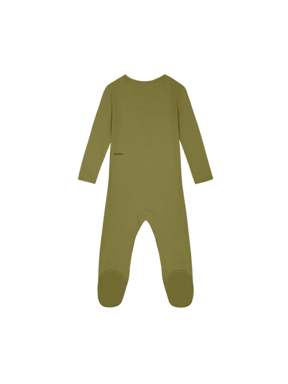 Baby 365 Lightweight Babygrow - Highland Green