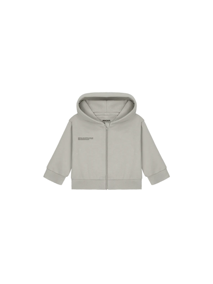Baby 365 Midweight Zip Up Hoodie - Stone