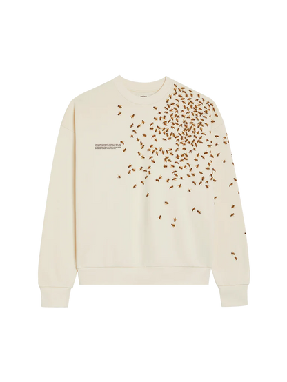Mens Bee:Wild Sweatshirt - Undyed