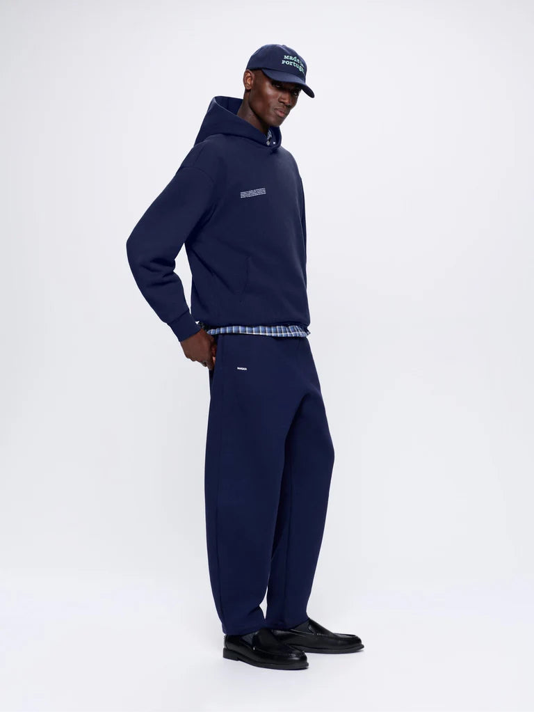 Mens DNA Barrel-Leg Track Pants - Navy