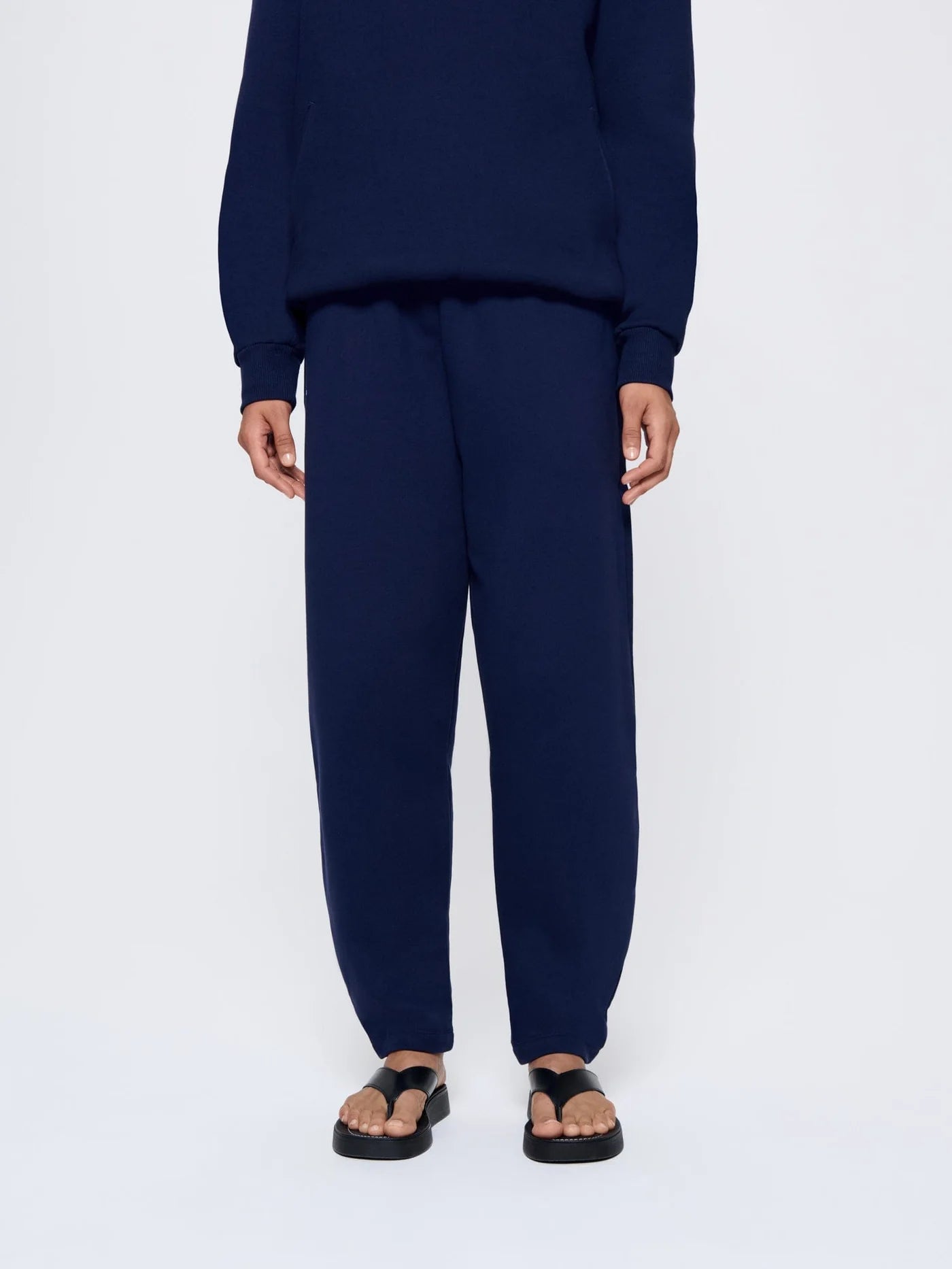 Womens DNA Barrel-Leg Track Pants - Navy