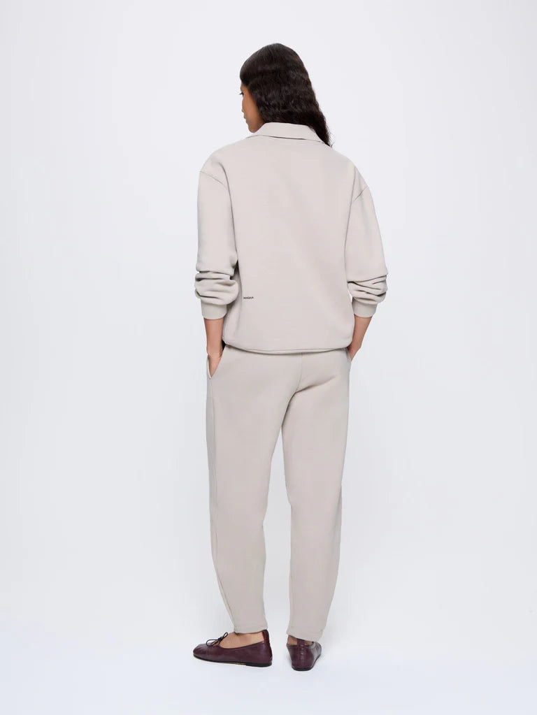 Womens DNA Heavyweight Polo Sweatshirt - Stone