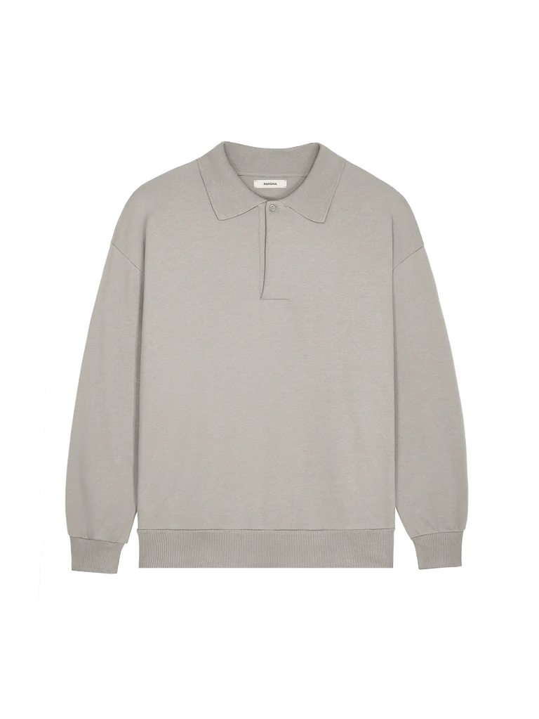 Womens DNA Heavyweight Polo Sweatshirt - Stone