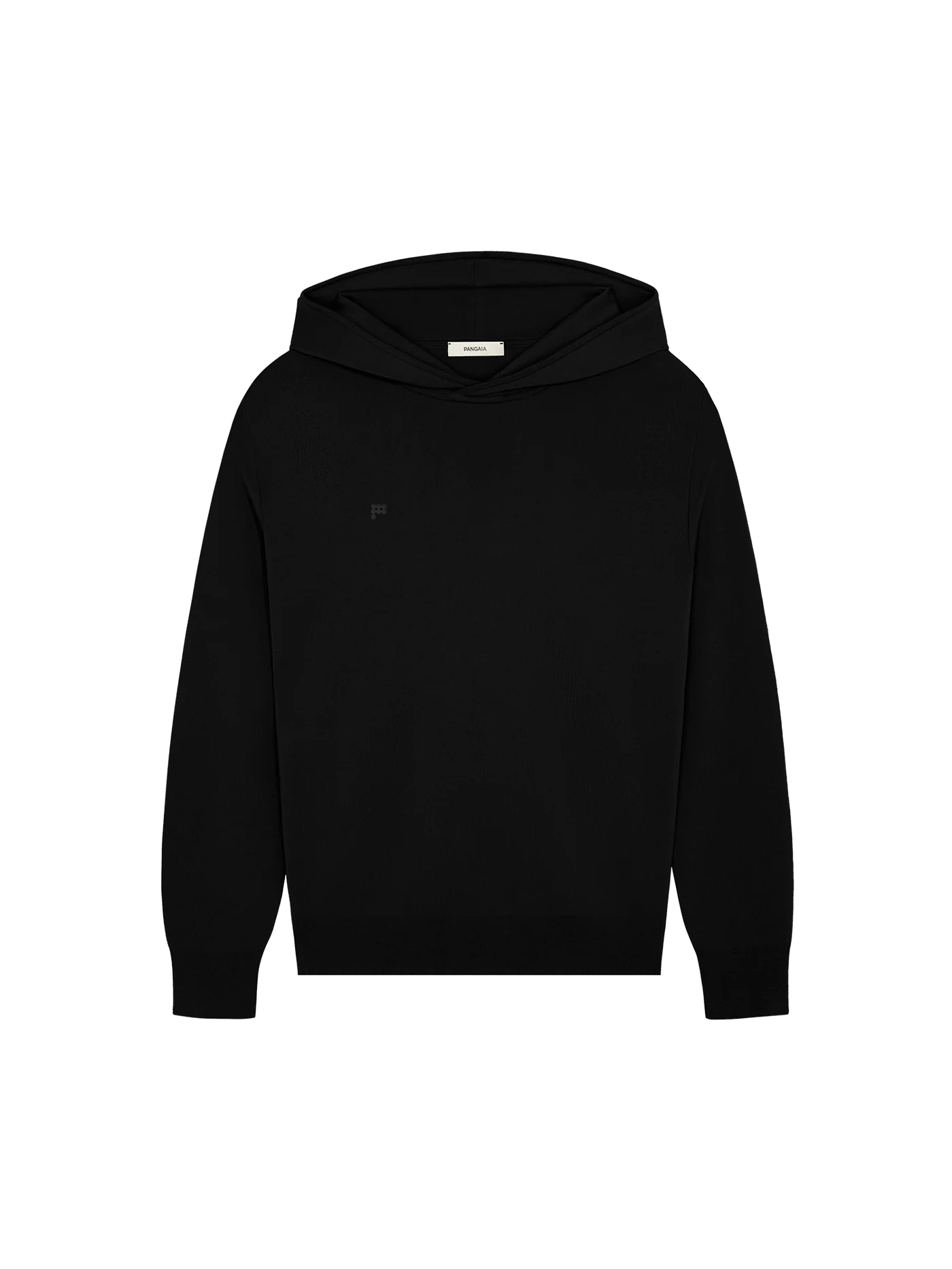 Womens Regenerative Merino Wool Hoodie - Black