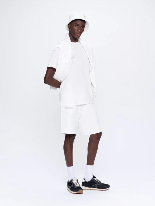 Mens 365 Midweight Long Shorts -White
