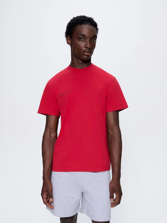 Mens 365 Midweight T-shirt - Goji Red