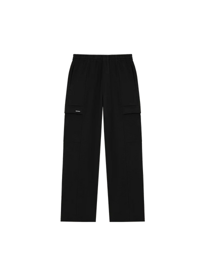 Mens DNA Double Jersey Cargo Trousers - Black