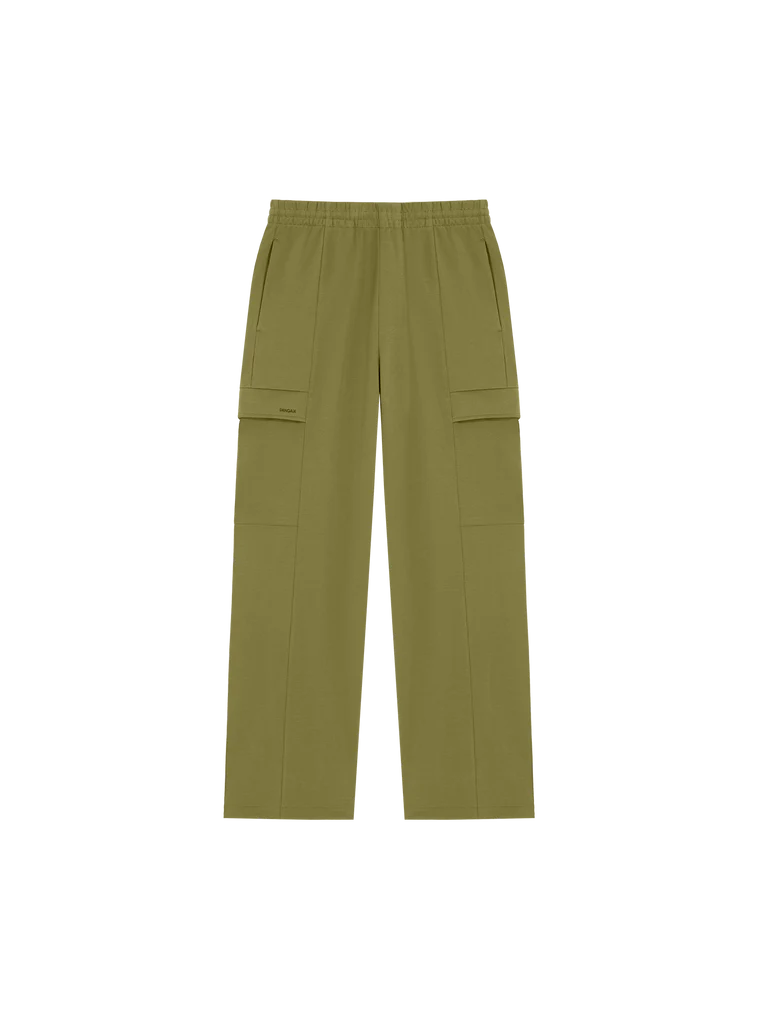 Mens DNA Double Jersey Cargo Trousers - Highland Green