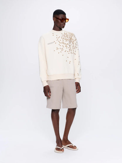 Mens Bee:Wild Sweatshirt - Undyed