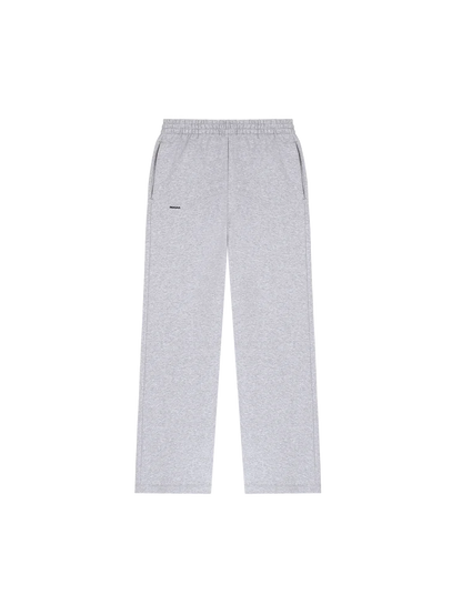 Womens 365 Heavyweight Straight Leg Track Pants - Grey Marl