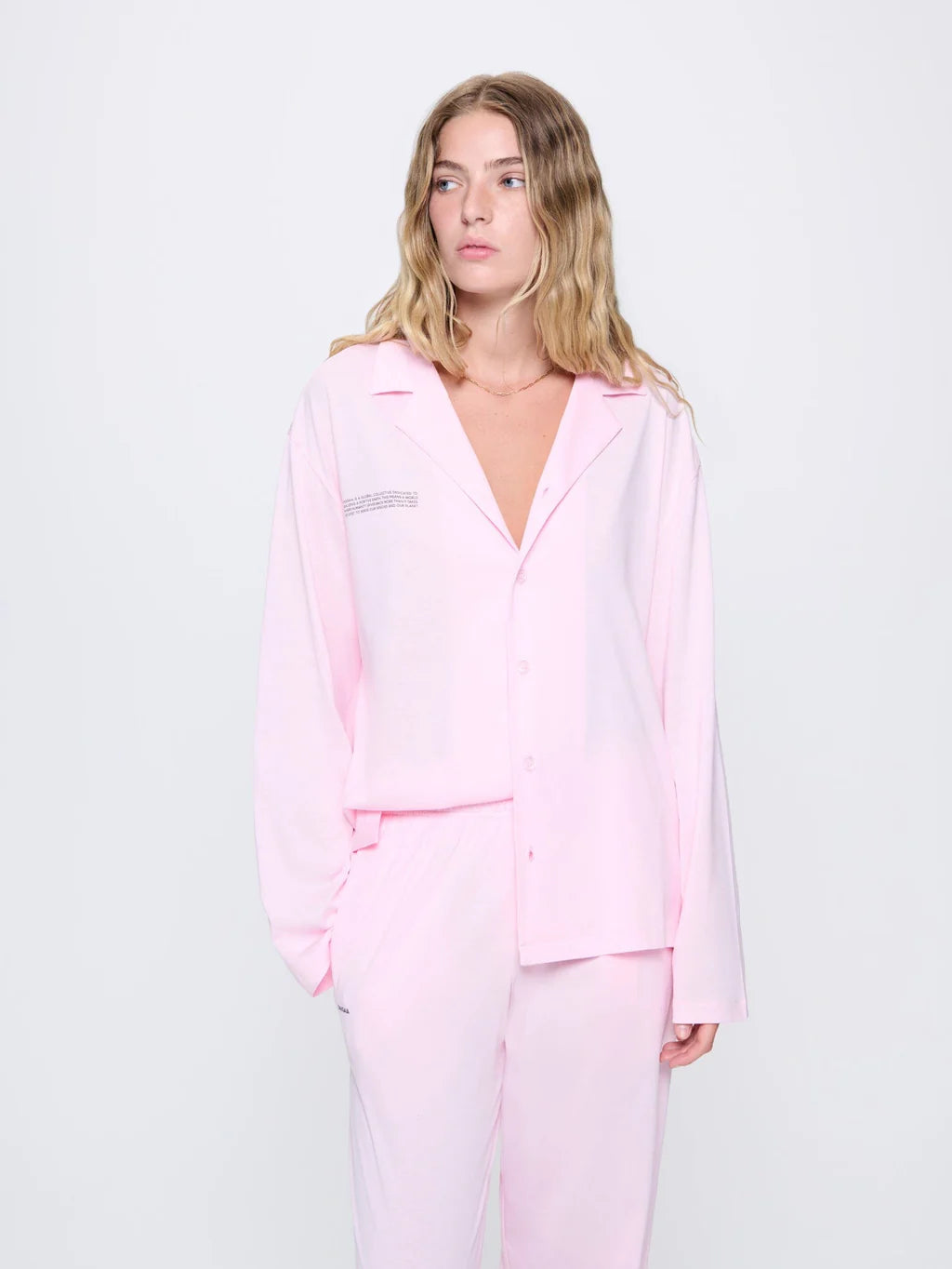 Womens 365 Lightweight Long Pyjama Set - Magnolia Pink