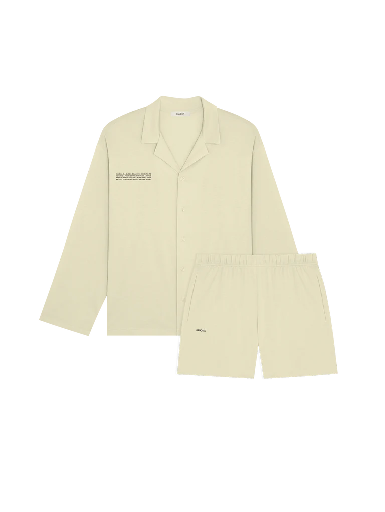 Womens 365 Lightweight Short Pyjama Shorts Set - Maitake Beige