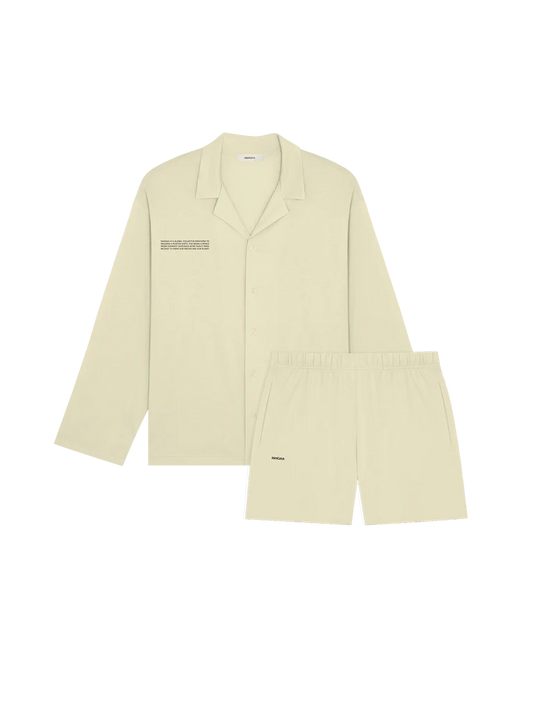 Womens 365 Lightweight Short Pyjama Shorts Set - Maitake Beige