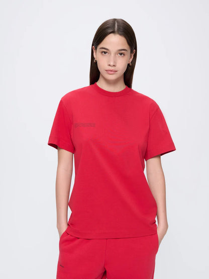Womens 365 Midweight T-shirt - Goji Red