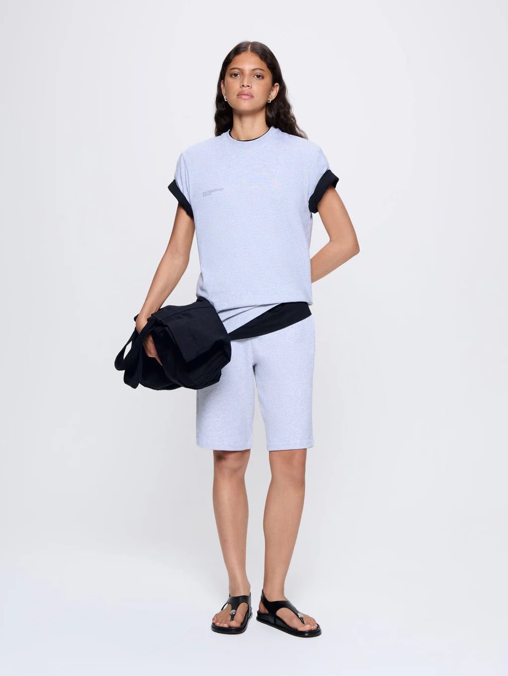 Womens 365 Midweight T-shirt - Grey Marl