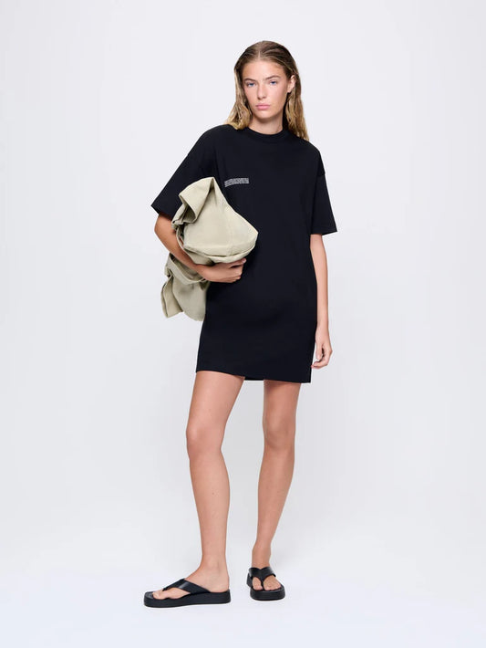 Womens Interlock T-Shirt Dress - Black