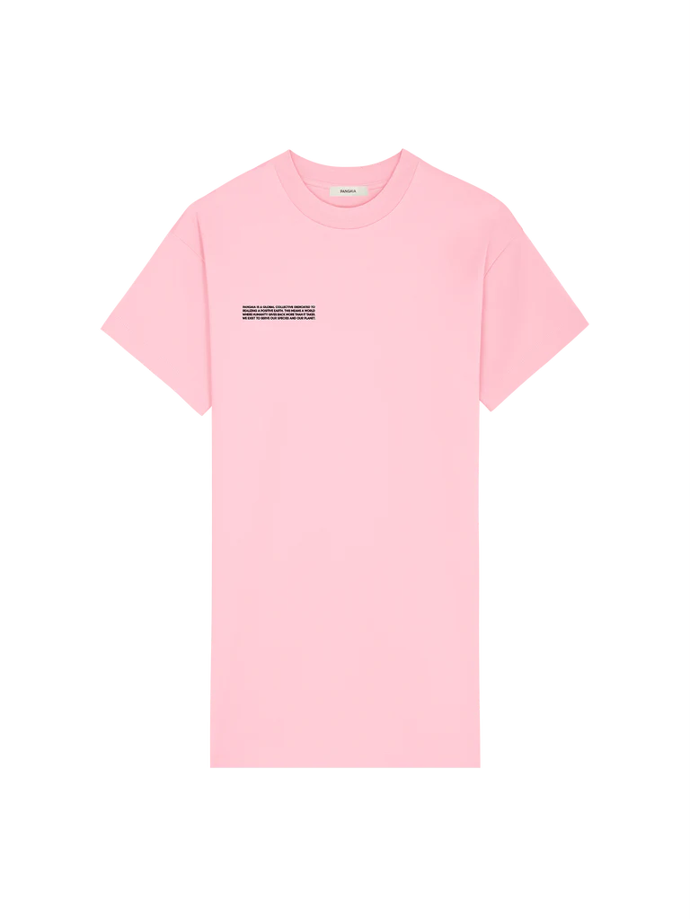 Womens Interlock T-Shirt Dress - Sakura Pink