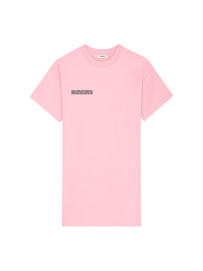 Womens Interlock T-Shirt Dress - Sakura Pink
