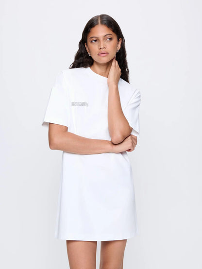 Womens Interlock T-Shirt Dress -White