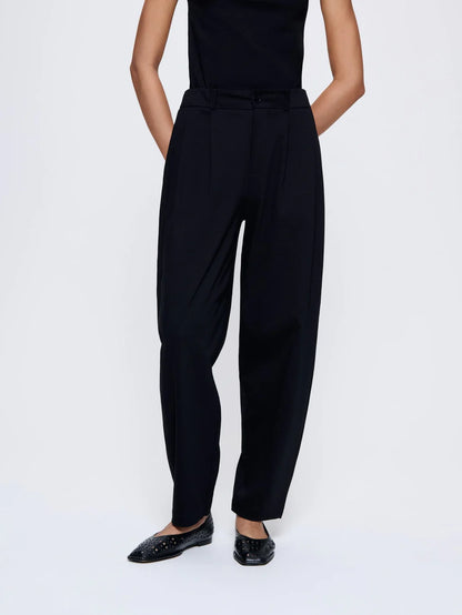 Womens Interlock Trousers - Black